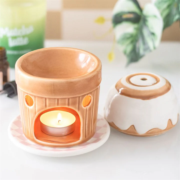 Cinnamon Roll Tealight Wax Warmer - Image 2