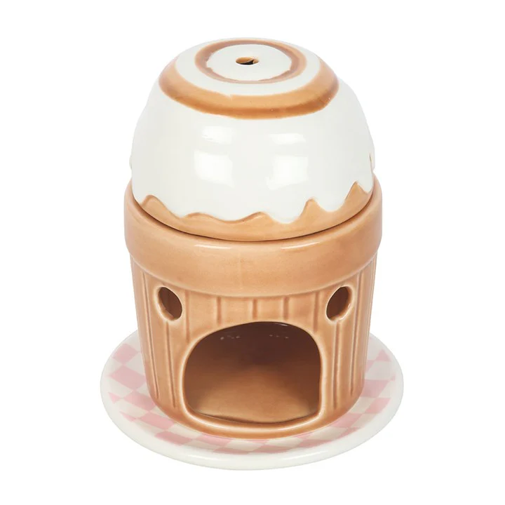 Cinnamon Roll Tealight Wax Warmer - Image 3