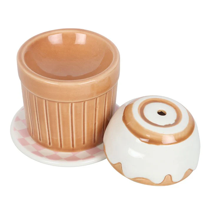 Cinnamon Roll Tealight Wax Warmer - Image 4