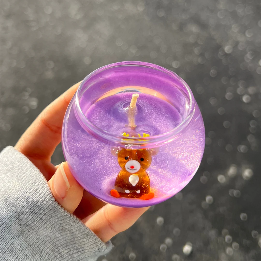 MINI Reindeer Animal Friends Candle - Image 2