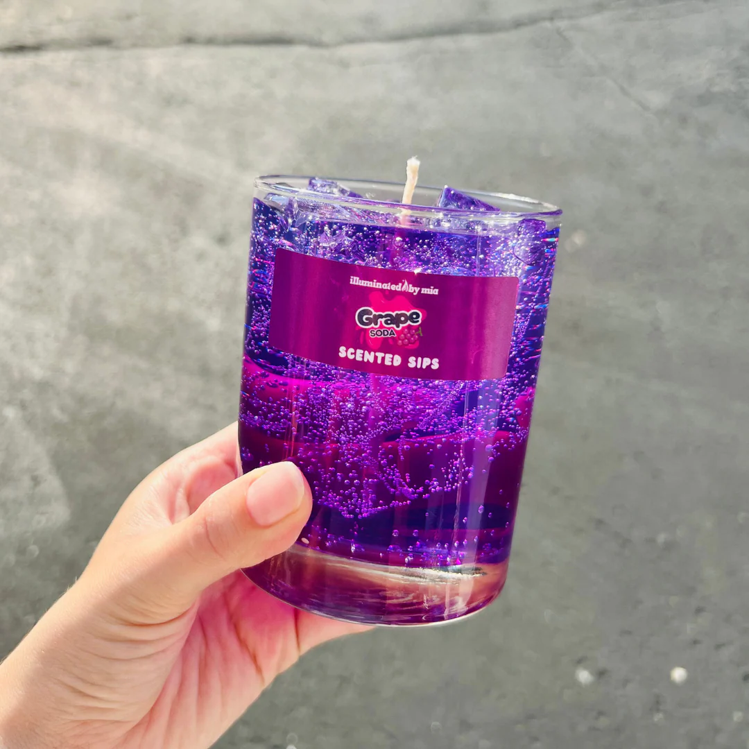 Scented Sips Grape Soda Candle